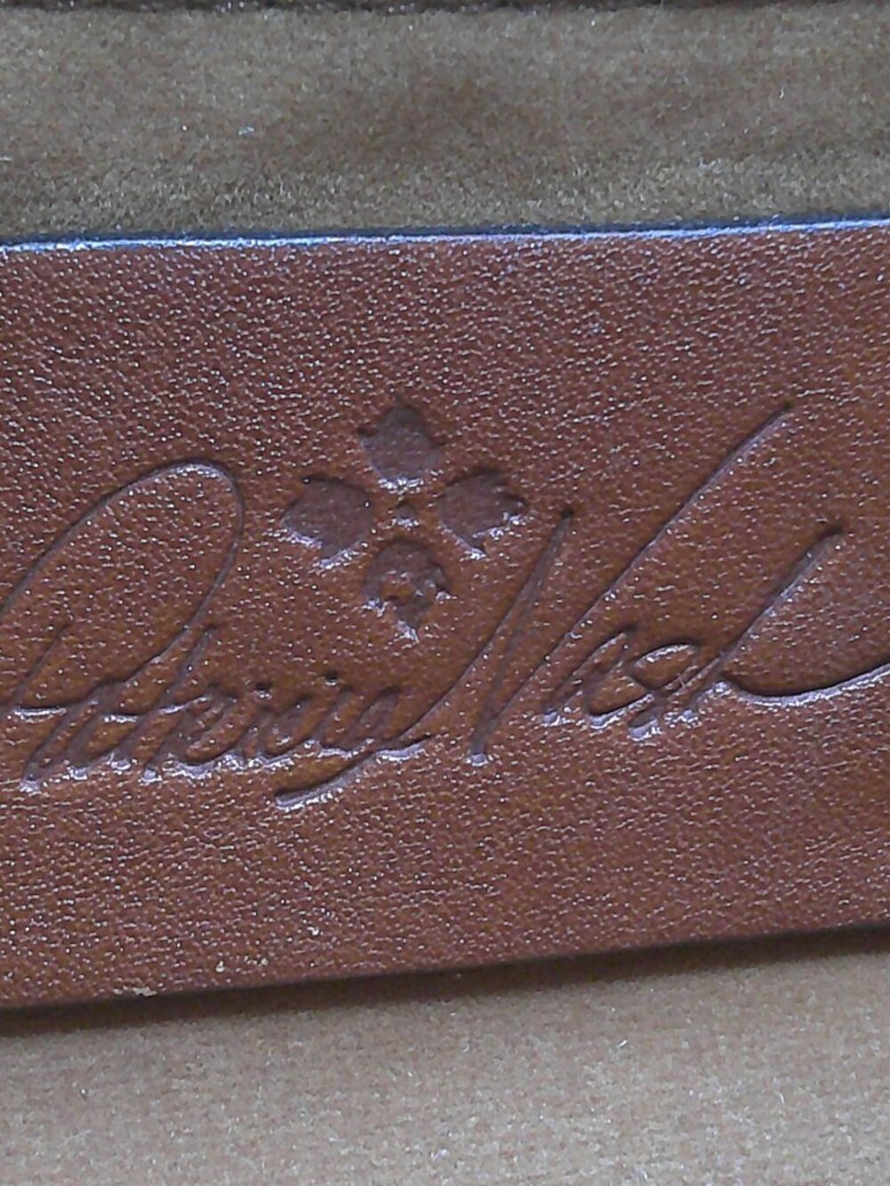 Patricia Nash Zancona Heritage Western Cognac Leather Tote Bag Purse Pocketbook - Picture 8 of 14